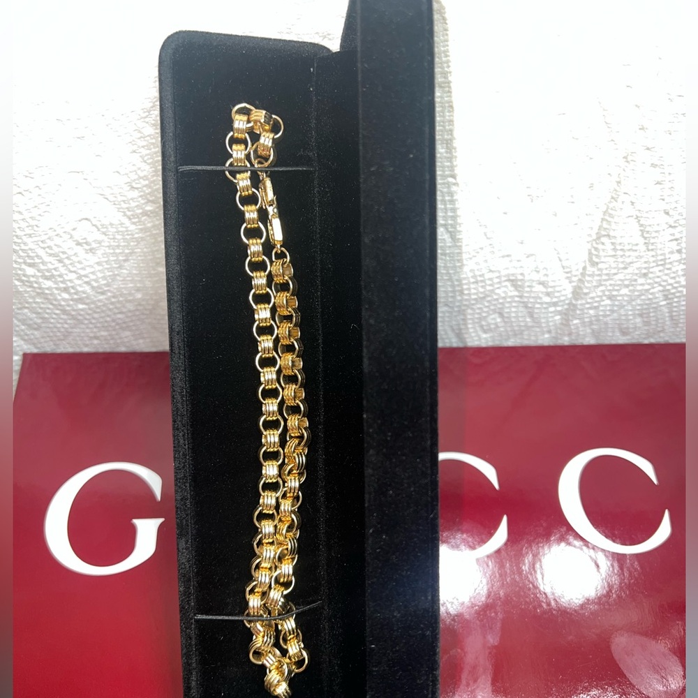 VINTAGE GIVENCHY ROLO LINK NECKLACE - Picture 4 of 13